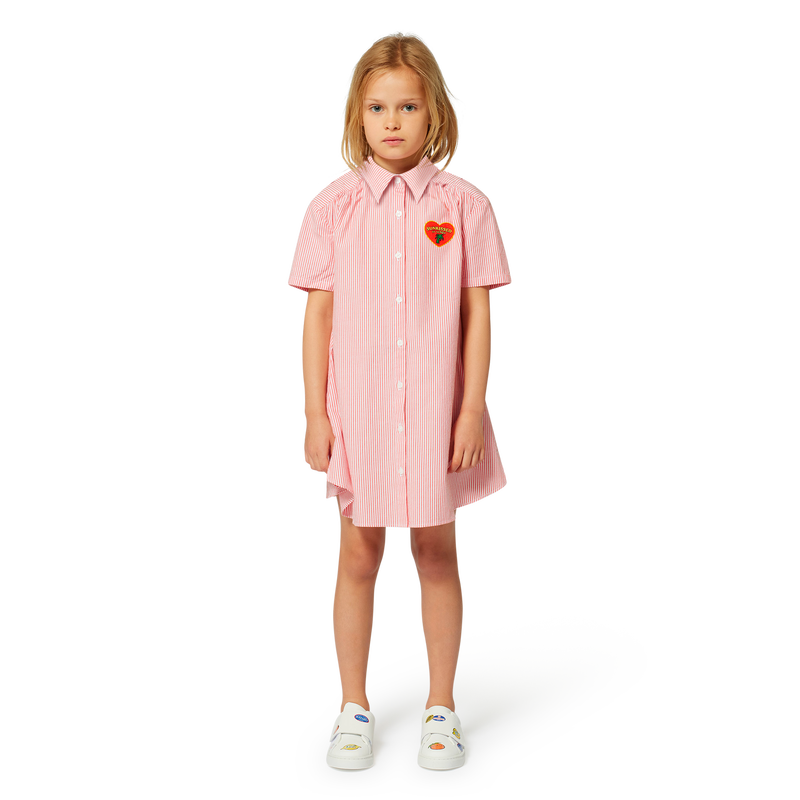 Gestreiftes Hemdkleid KENZO KIDS 
                    MÄDCHEN
