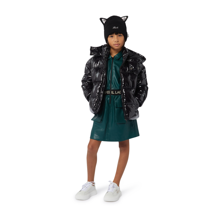 Strickmütze mit Pailletten KARL LAGERFELD KIDS 
                    MÄDCHEN