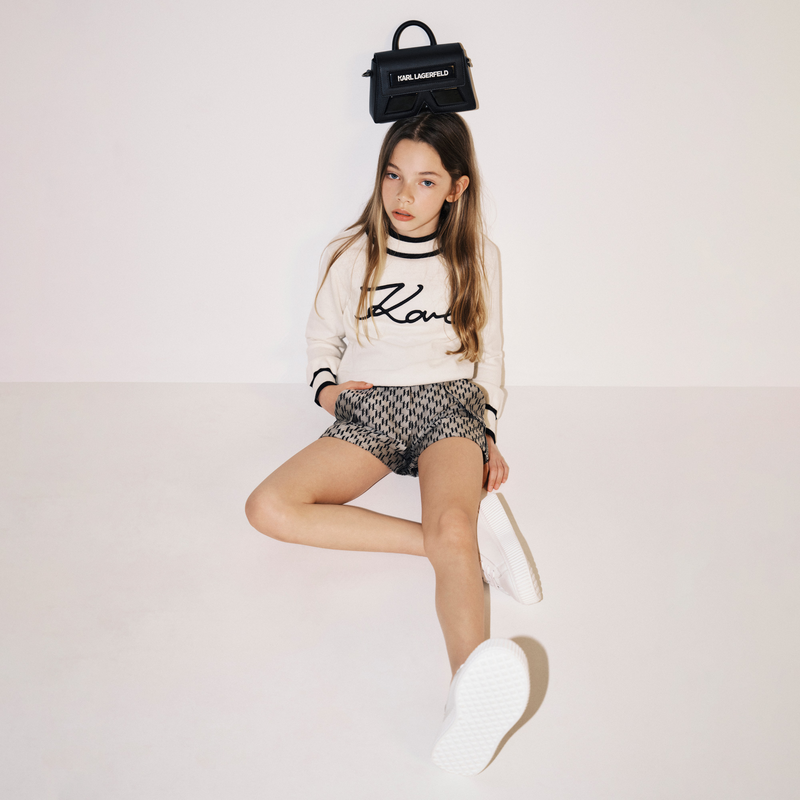 Pullover mit Logo-Stickerei KARL LAGERFELD KIDS 
                    MÄDCHEN