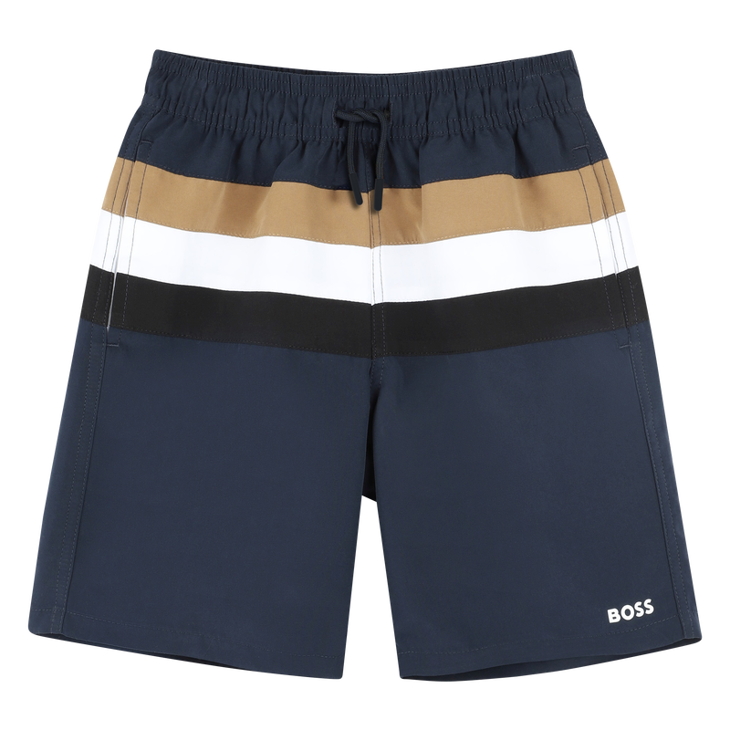Badeshorts mit Streifen BOSS 
                    JUNGE