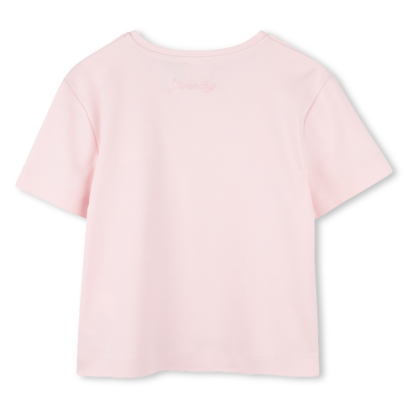Baumwollshirt mit Schleife GIVENCHY 
                    MÄDCHEN