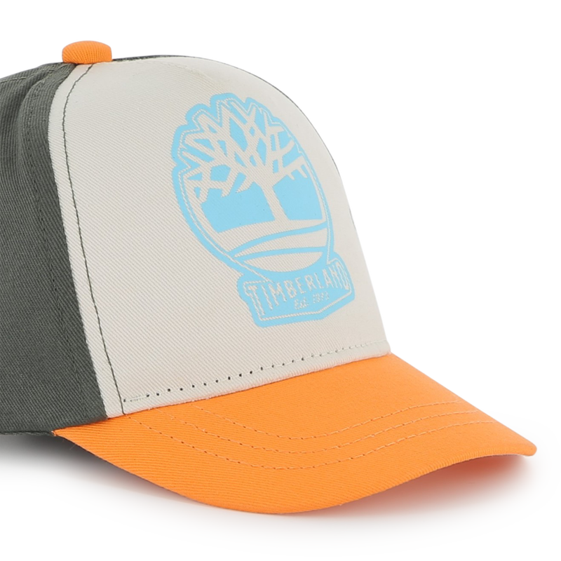 Dreifarbige Kappe mit Klett TIMBERLAND 
                    JUNGE