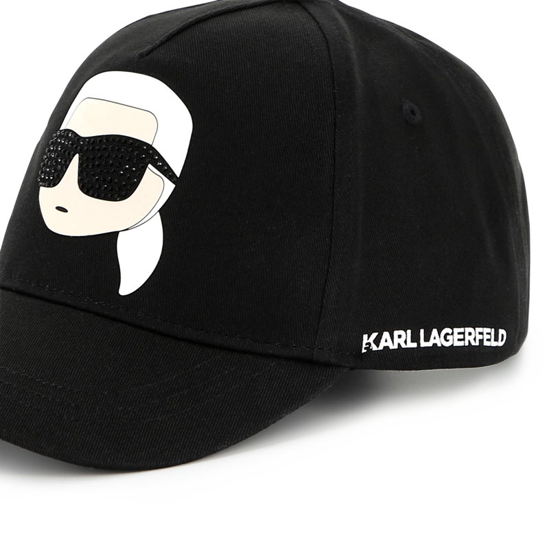 Verstellbares Baumwoll-Cap KARL LAGERFELD KIDS 
                    MÄDCHEN
