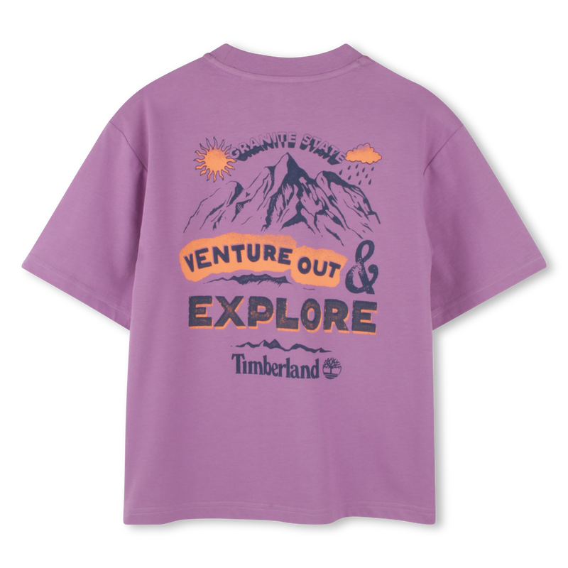 Weites T-Shirt mit Berg-Druck TIMBERLAND 
                    JUNGE