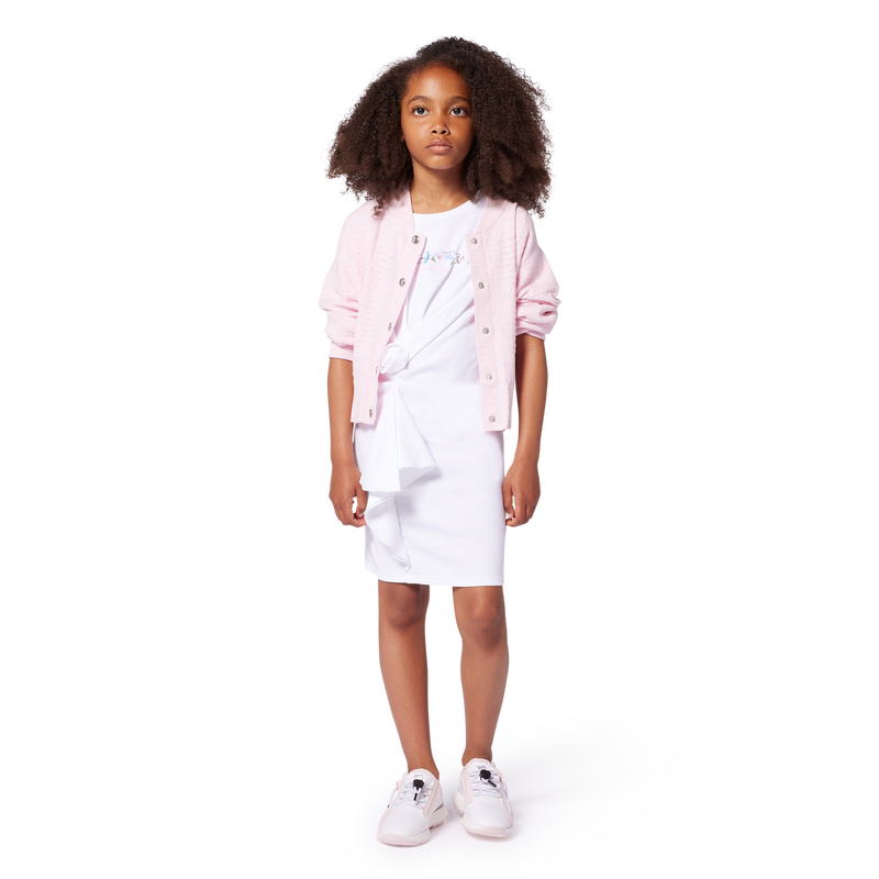 Kleid mit Blüten-Volants GIVENCHY 
                    MÄDCHEN