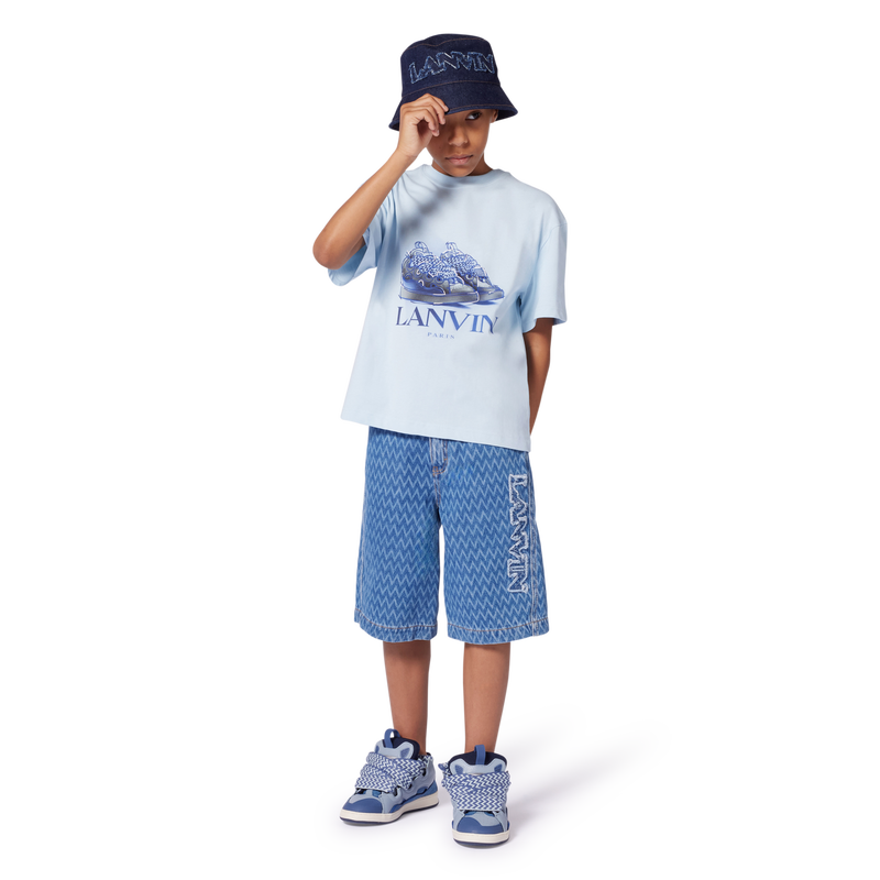 Kurzarmshirt aus Baumwolle LANVIN 
                    JUNGE