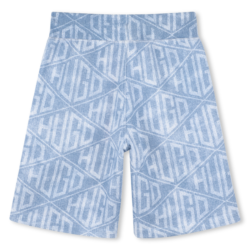 Sweat-Bermudas in Jeansoptik HUGO 
                    JUNGE