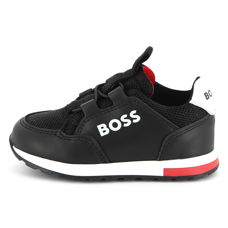 Schnürsneaker aus Leder BOSS 
                    JUNGE