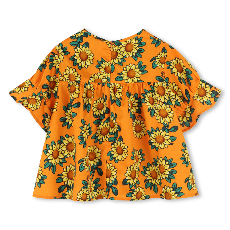 Bluse aus Baumwollsatin KENZO KIDS 
                    MÄDCHEN
