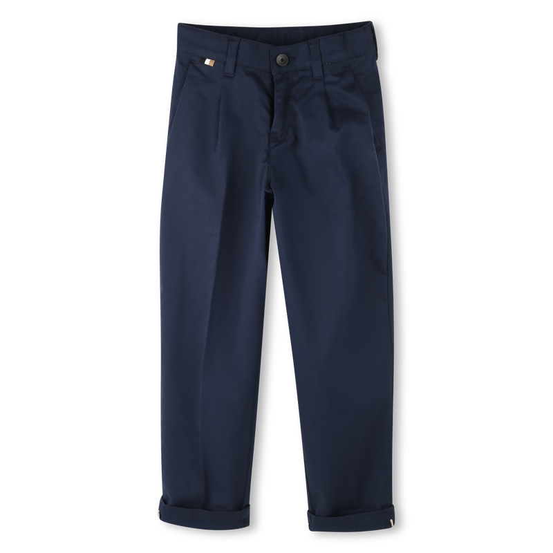 Melierte Hose aus Twill BOSS 
                    JUNGE
