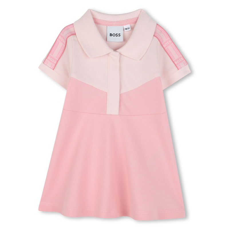 Polokleid mit Cut-outs BOSS 
                    MÄDCHEN