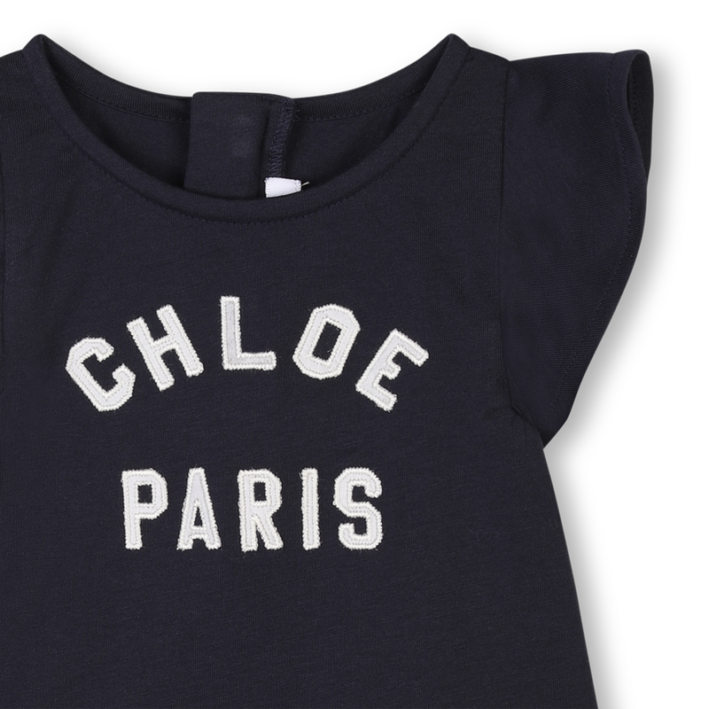 Besticktes Kleid mit Volants CHLOE 
                    MÄDCHEN