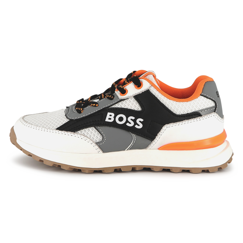 Schnürsneaker mit Farbdetail BOSS 
                    JUNGE