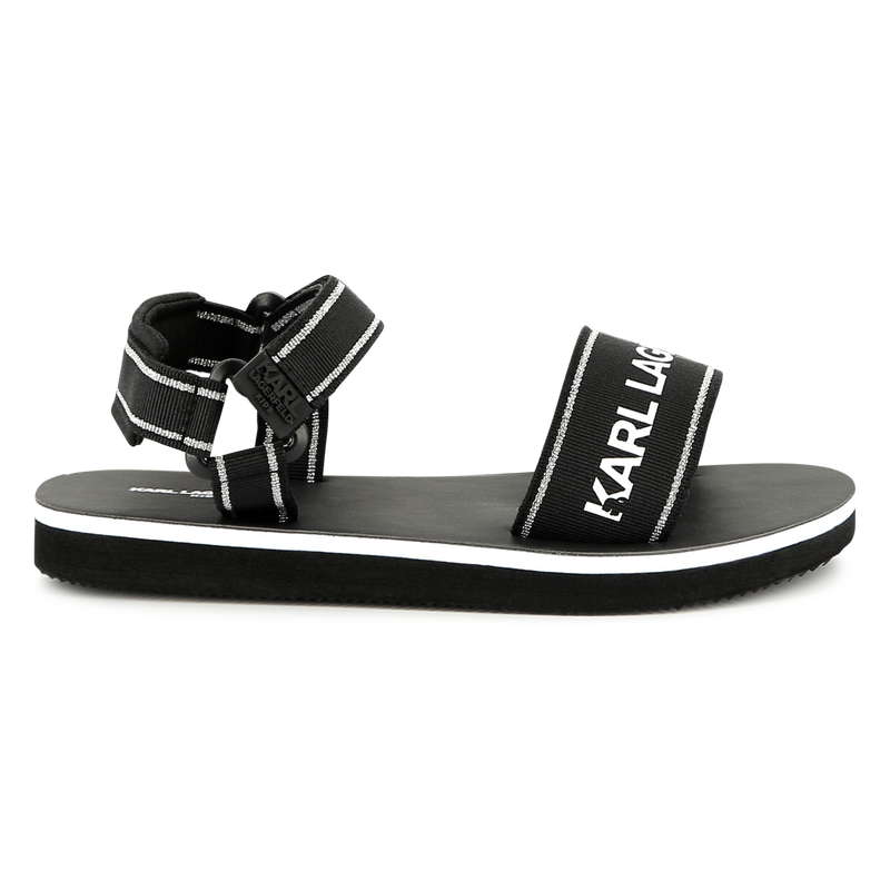 Leichte Klettsandalen KARL LAGERFELD KIDS 
                    MÄDCHEN