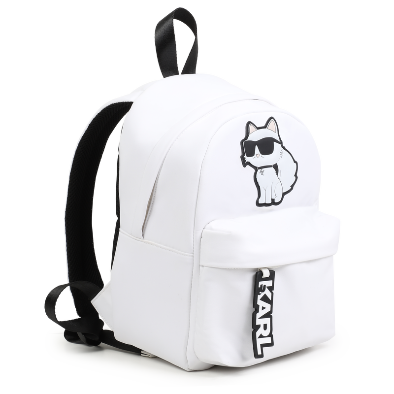 Kleiner Rucksack mit Badge KARL LAGERFELD KIDS 
                    MÄDCHEN