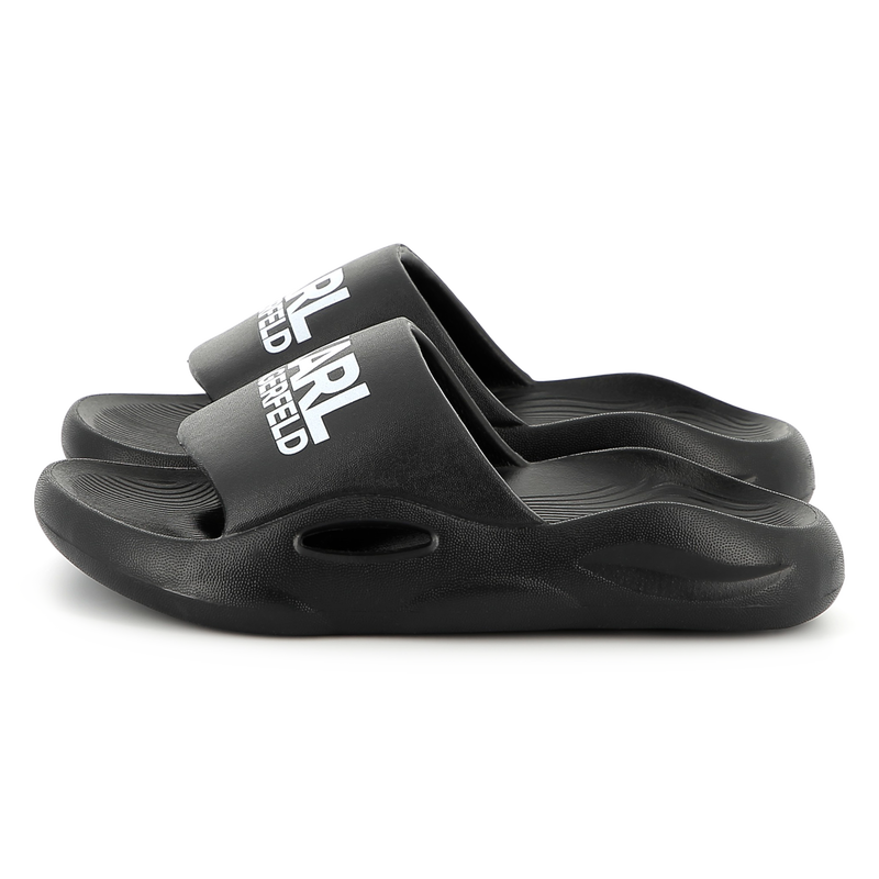 Badeschuhe mit Logo KARL LAGERFELD KIDS 
                    JUNGE