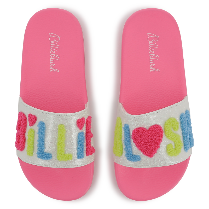 Pantolette mit Molton-Logo BILLIEBLUSH 
                    MÄDCHEN