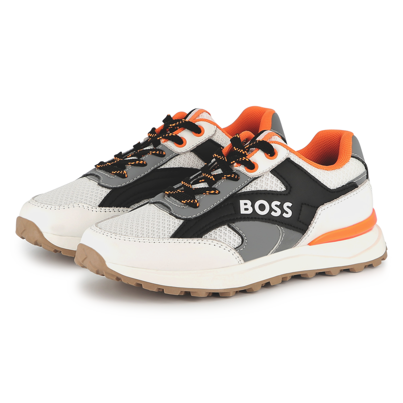 Schnürsneaker mit Farbdetail BOSS 
                    JUNGE