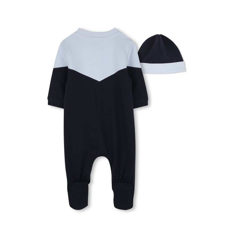 Molton-Pyjama und -Mütze BOSS 
                    JUNGE