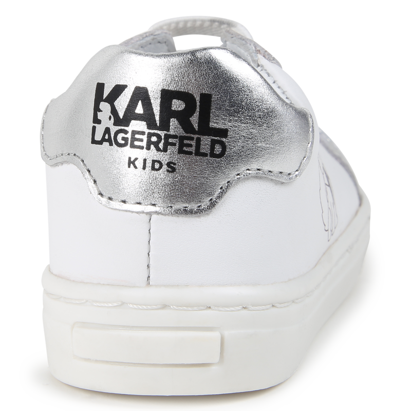 Low-Sneaker aus Leder KARL LAGERFELD KIDS 
                    UNISEX