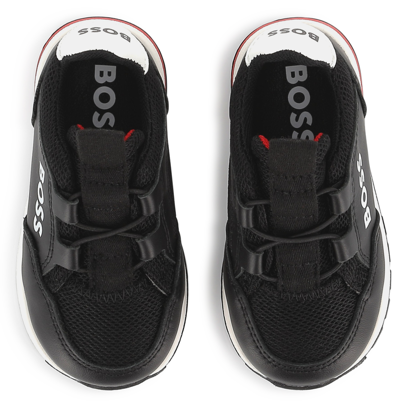 Schnürsneaker aus Leder BOSS 
                    JUNGE