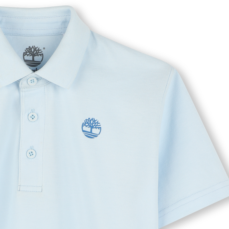 Einfarbiges Poloshirt mit Logo TIMBERLAND 
                    JUNGE