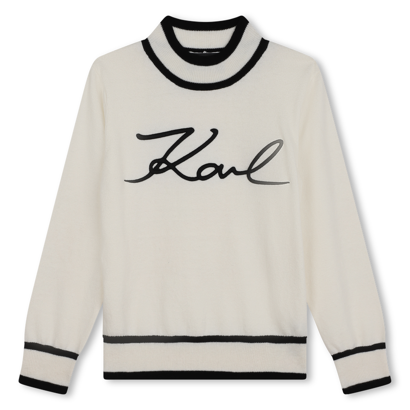 Pullover mit Logo-Stickerei KARL LAGERFELD KIDS 
                    MÄDCHEN